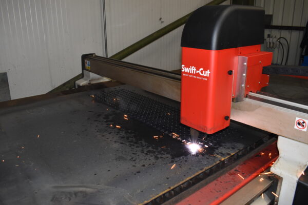 CNC Plasma Cutter Hard At Work